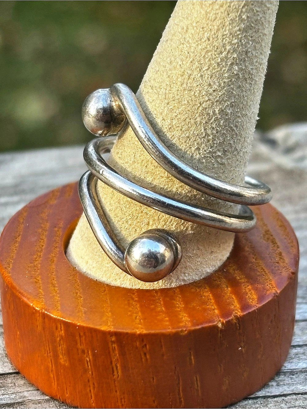 Sterling Silver Minimalist Statement Ring